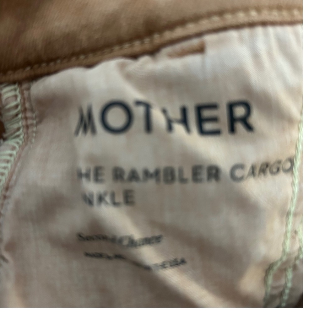 MOTHER The Rambler Cargo Pants Ginger Straight Leg Utility Jeans Size 24 - Picture 10 of 10